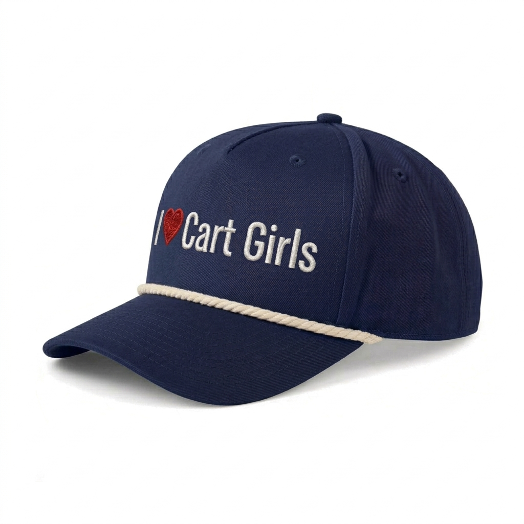 I Heart Cart Girls Rope Hat