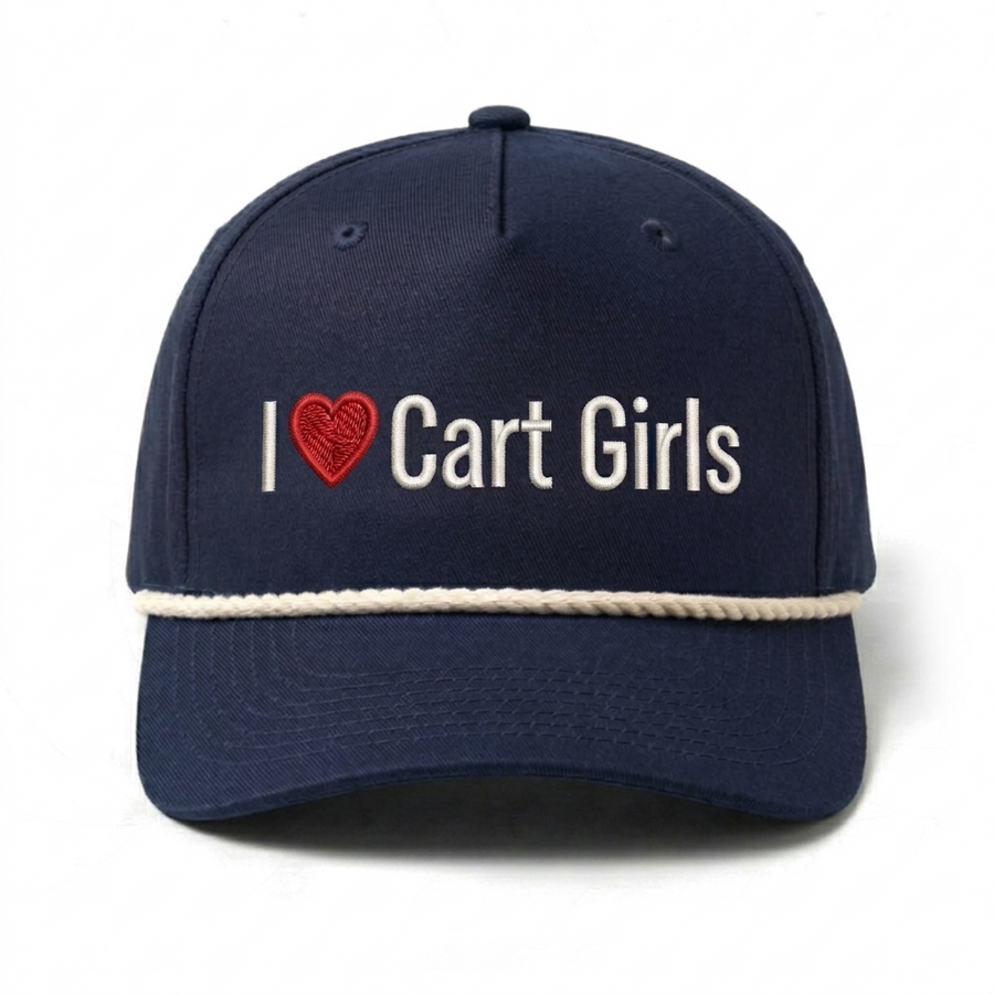 I Heart Cart Girls Rope Hat