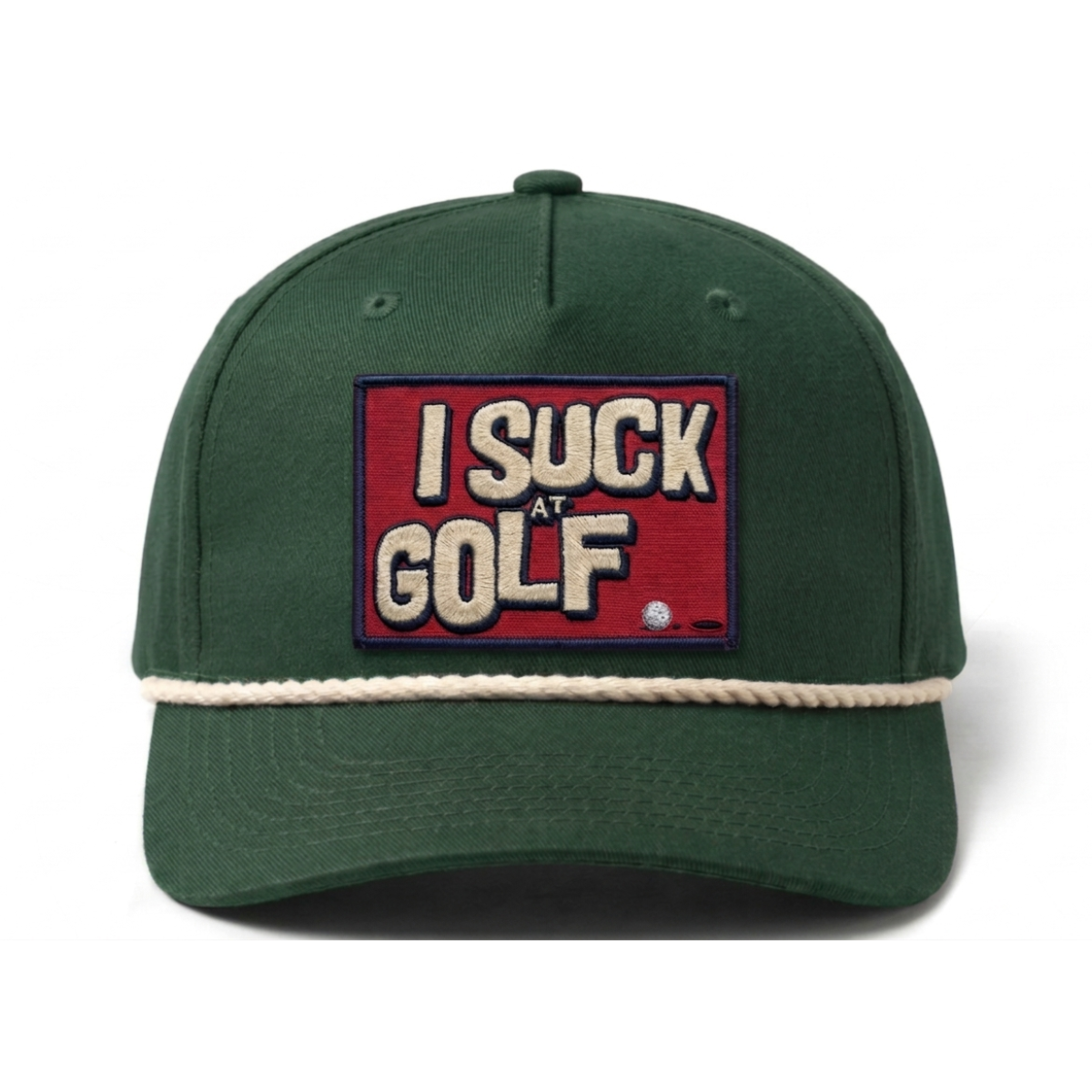 I Suck At Golf Rope Hat
