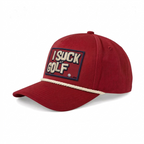 I Suck At Golf Rope Hat