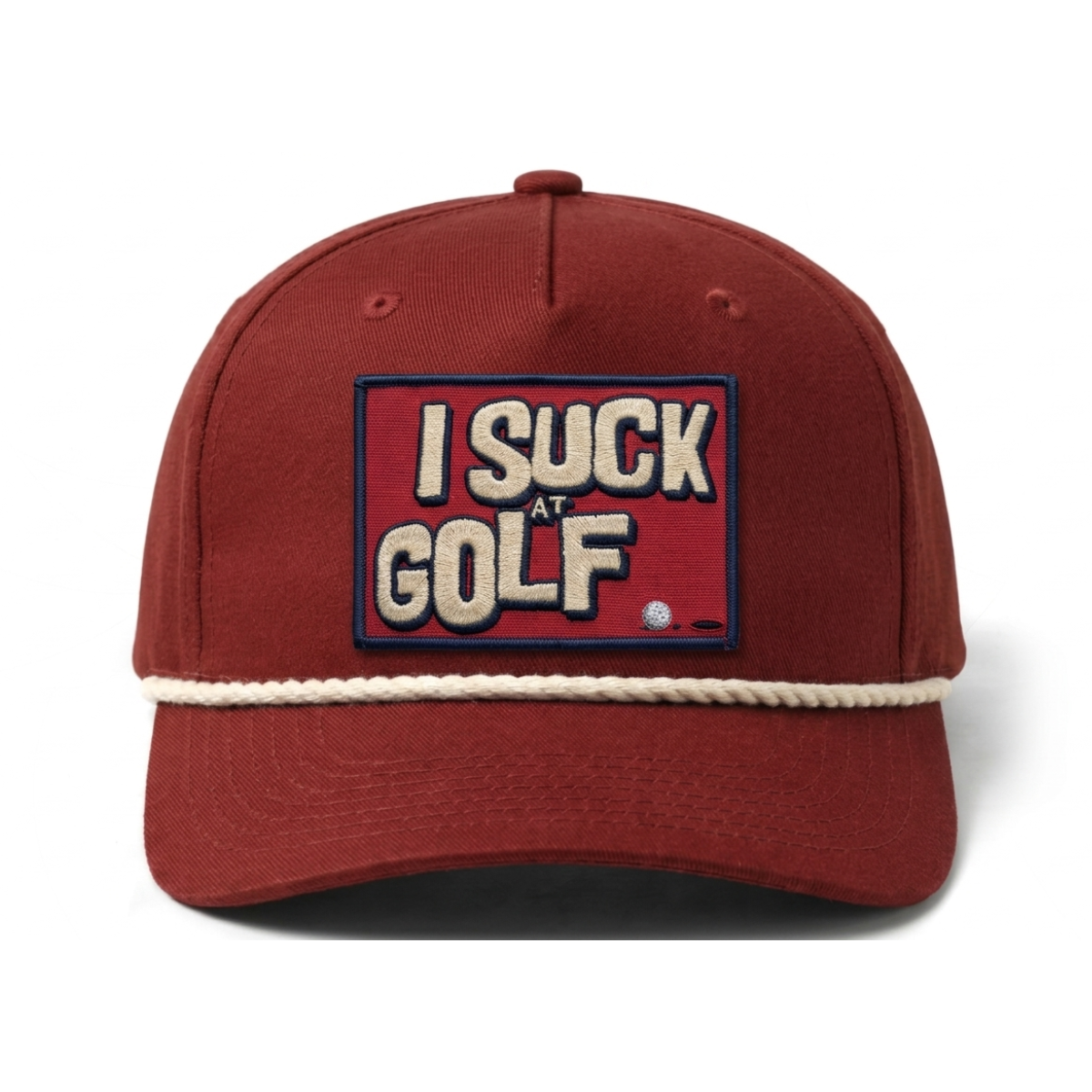 I Suck At Golf Rope Hat