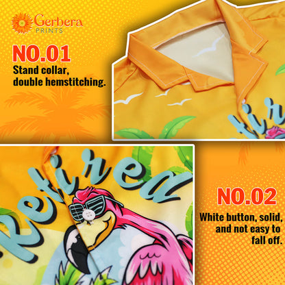 Neon Disc Golf Hawaiian Shirt