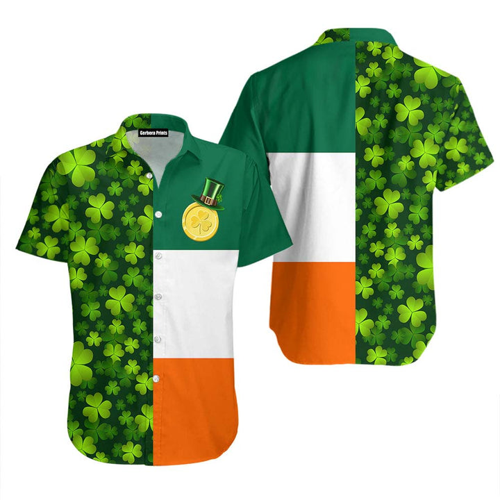 Irish Saint Patrick Day Aloha Hawaiian Shirts For Men and For Women