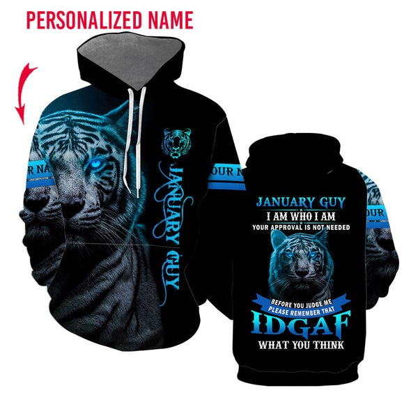 January Guy Custom Name Hoodie For Men & Women