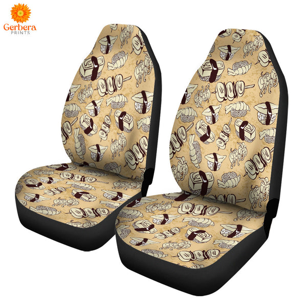 Japanese Food Pattern Car Seat Cover Car Interior Accessories CSC5557