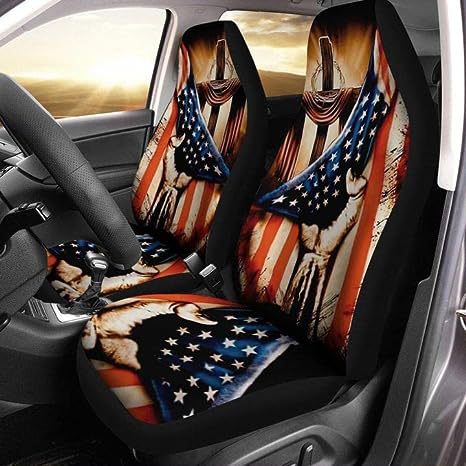American Flag Car Seat Cover CSC1466