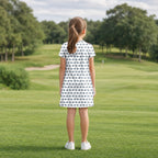 Total Tee Destruction Kids Dress - Model Back