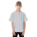 Total Tee Destruction Kids Hawaiian Shirt - Girl Model Front