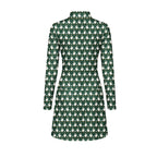 Birdie Salute Long Sleeve Golf Dress - Back