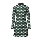 Birdie Salute Long Sleeve Golf Dress - Front