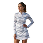 Total Tee Destruction Long Sleeve Golf Dress - Model Front