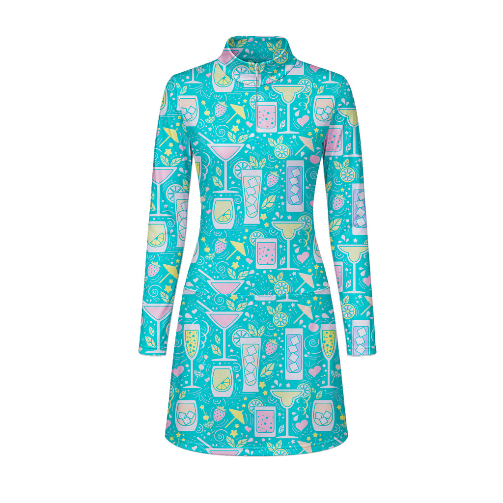Cocktails Hello Summer Long Sleeve Dress