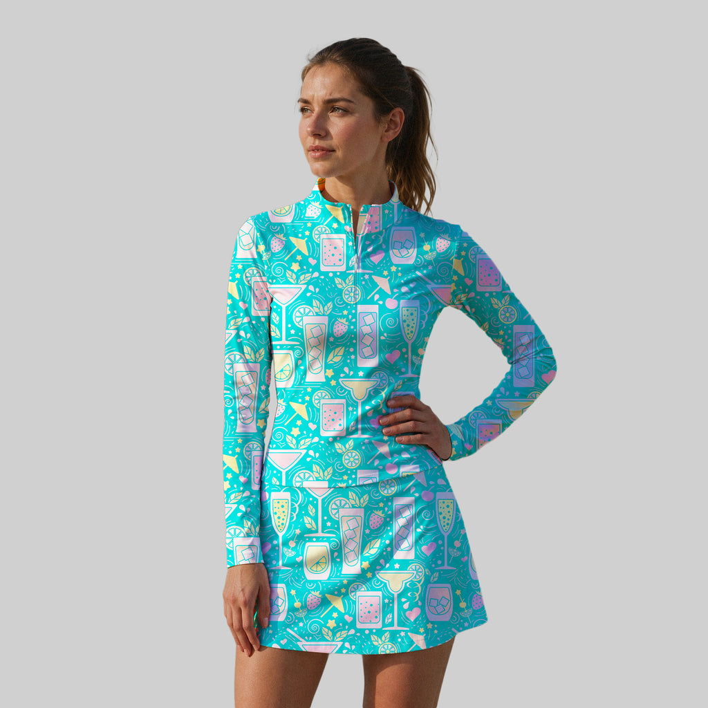 Cocktails Hello Summer Long Sleeve Dress