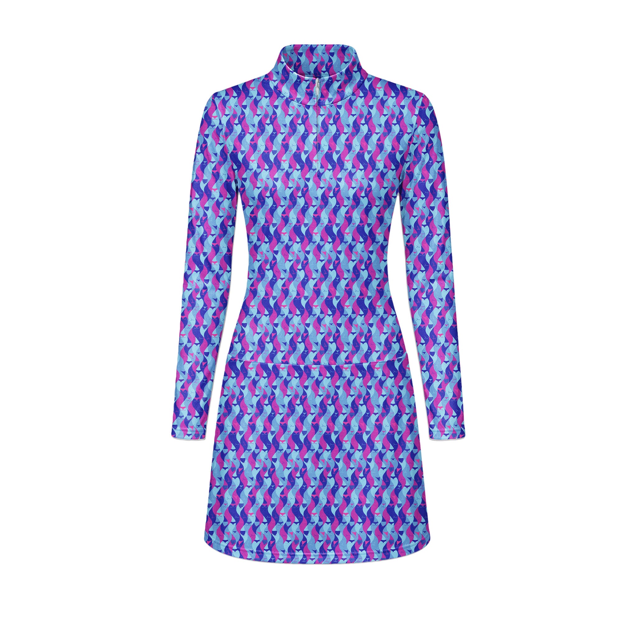 Cheek Peek Long Sleeve Dress
