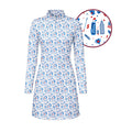 America Golf Long Sleeve Dress