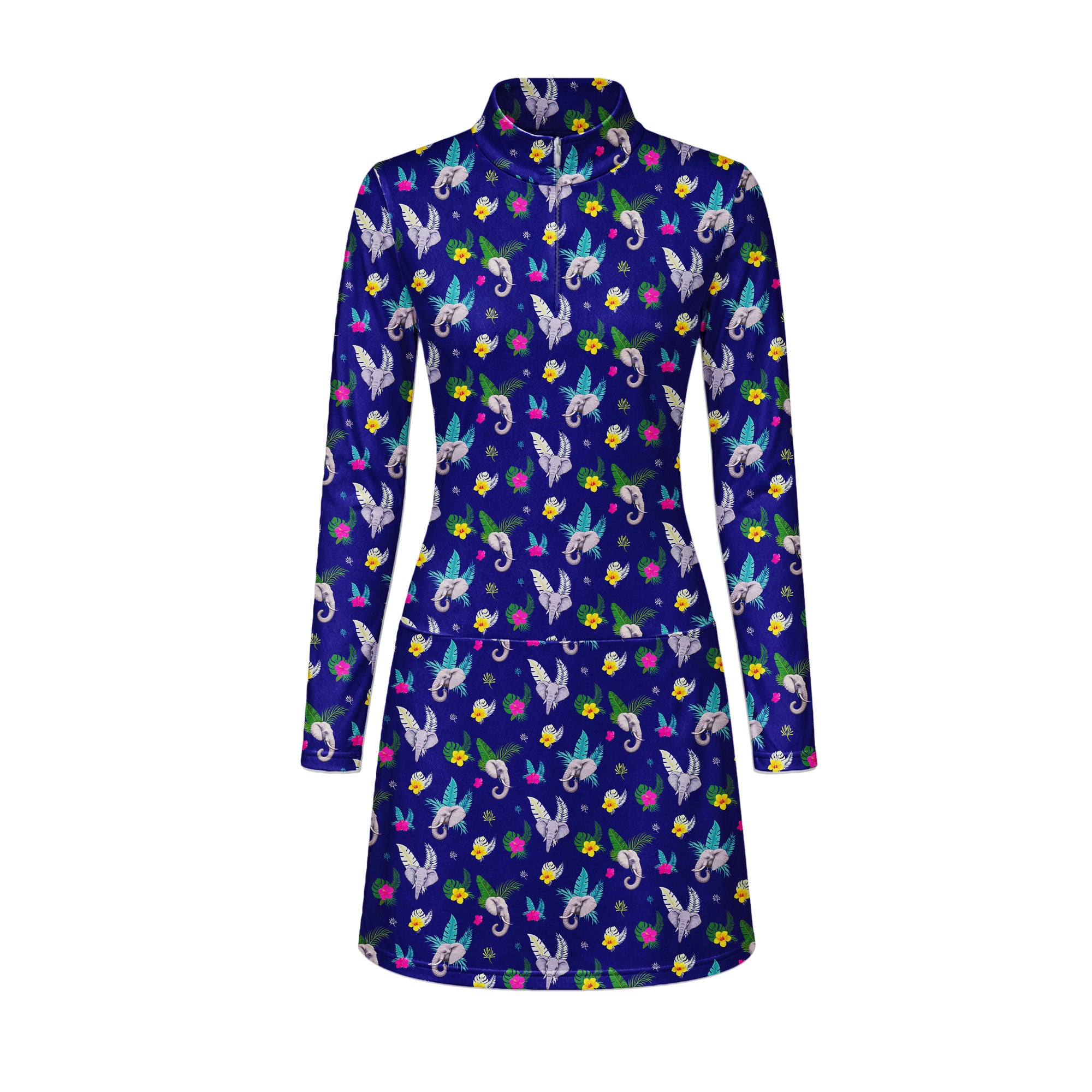 Big Trunk Long Sleeve Dress