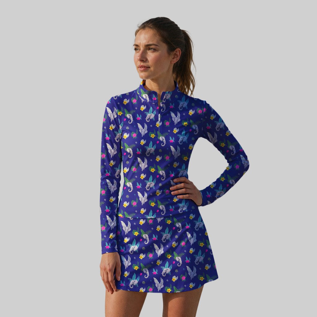 Big Trunk Long Sleeve Dress