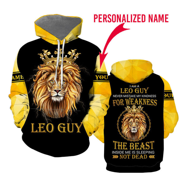 Leo Guy Custom Name Hoodie For Men & Women