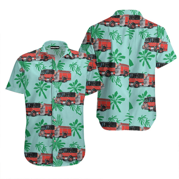 Neptune City New Jersey Neptune Fire Department Hawaiian Shirt