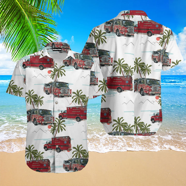 Northpatchogue Fd North Patchogue New York Hawaiian Shirt