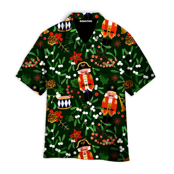 Nutcrackers You And Me We Got This Christmas Night Pattern Aloha Hawaiian Shirts For Men & For Women | WT7495-Colorful-Gerbera Prints.