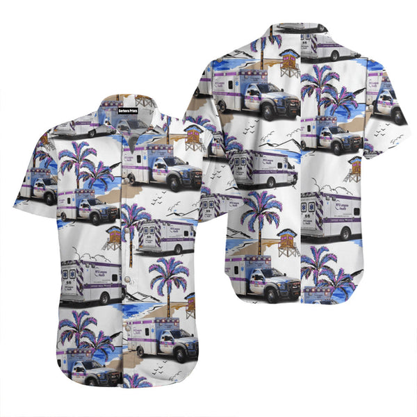 Nyu Langone Health Ems Ambulance New York City New York Hawaiian Shirt
