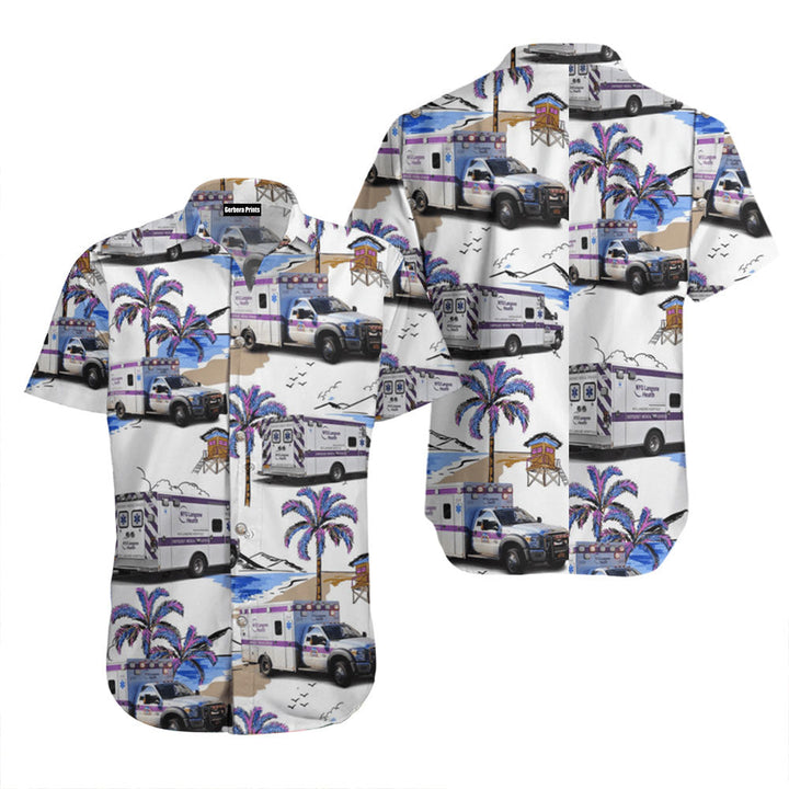 Nyu Langone Health Ems Ambulance New York City New York Hawaiian Shirt