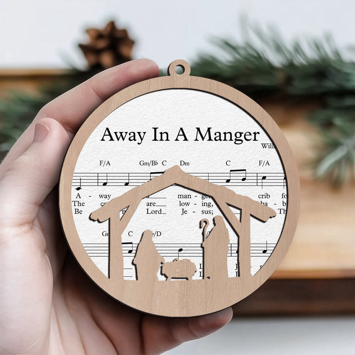 Away In A Manger Ornament 