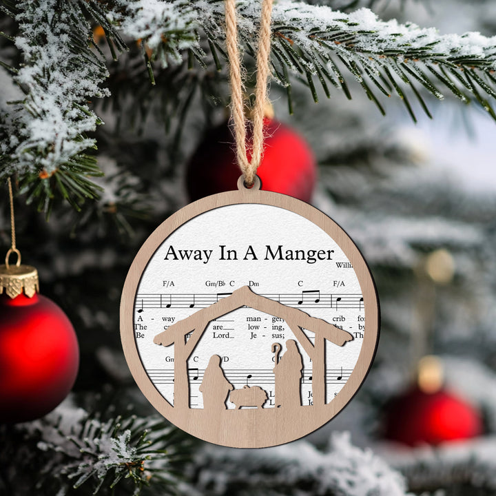 Away In A Manger Ornament 