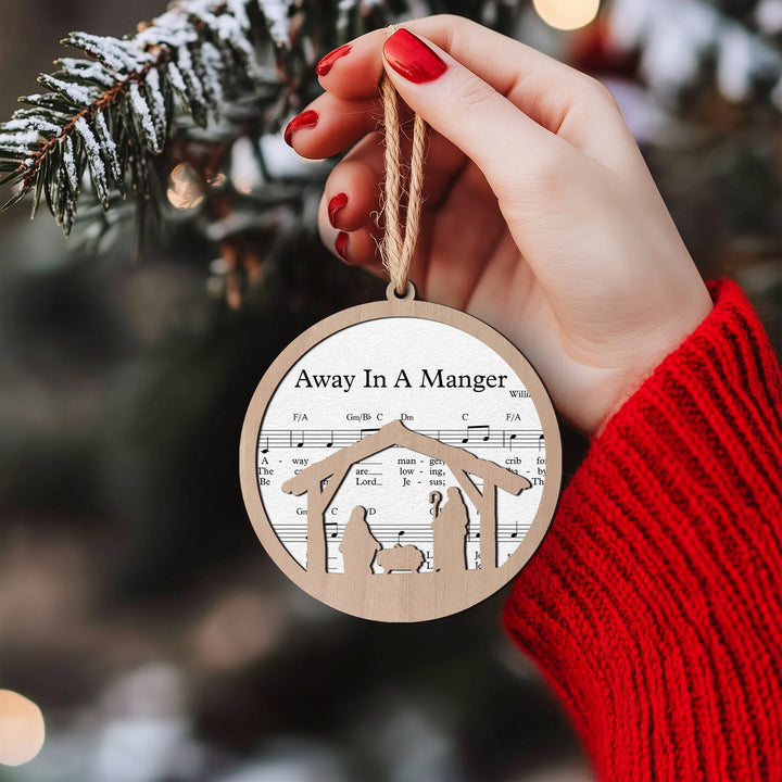 Away In A Manger Ornament 