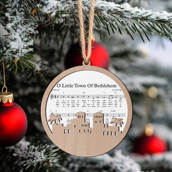 O little Town of Bethlehem Ornament