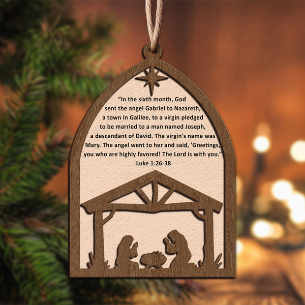 Luke 1:26-38 Ornament