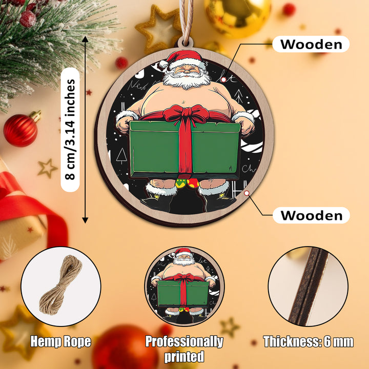 Santa Gift Ornament