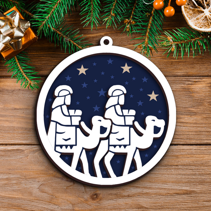 Star Background Ornament