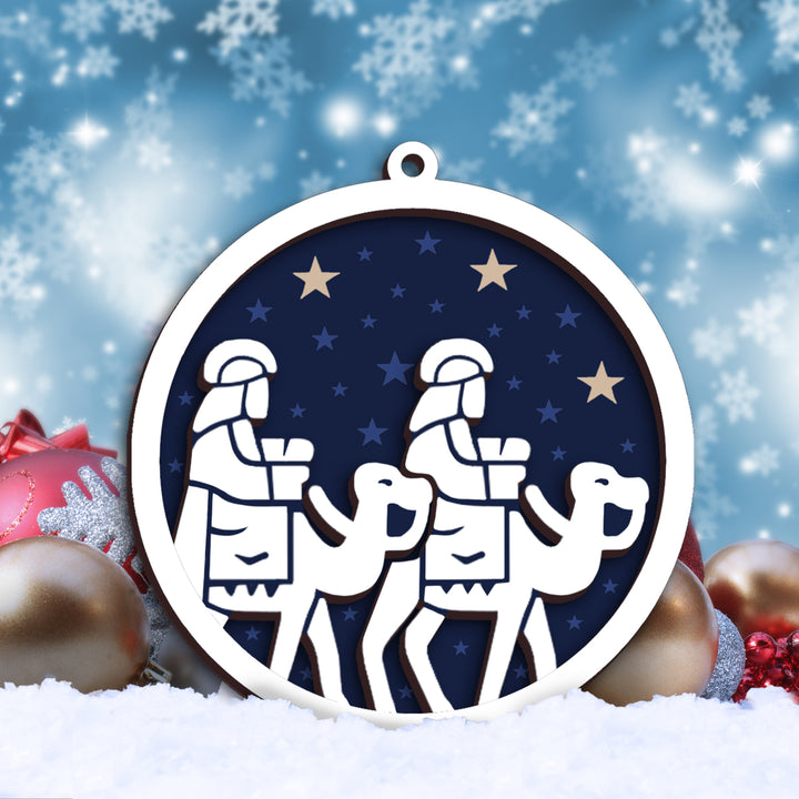 Star Background Ornament