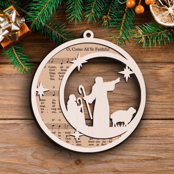 O, Come All Ye Faithful Ornament