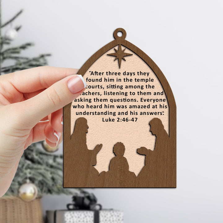 Luke 2:46-47 Ornament