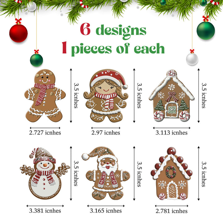 Set 2 Gingerbread Ornament