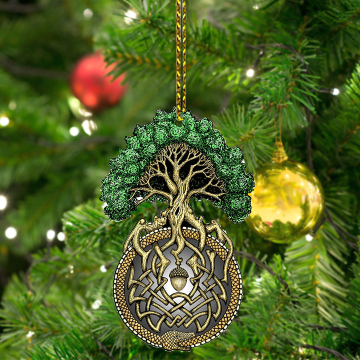 Viking Tree Of Life Yggdrasil Car Ornament CO1395