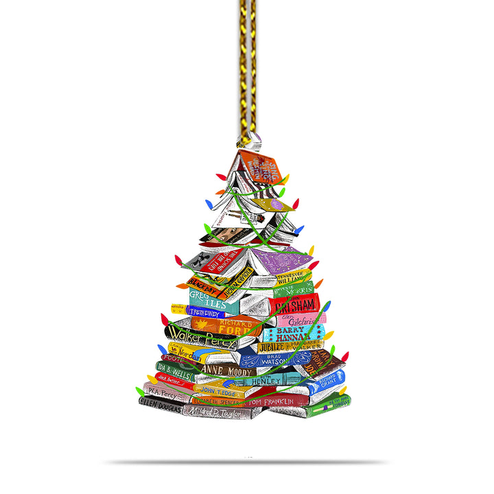 Book Christmas Tree Car Ornament CO1411