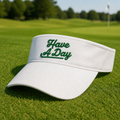 Have a day Embroidered Visor - Lifestyle, White