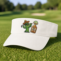Tequila & Tee Embroidered Visor - Lifestyle, White