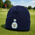 Tequila Blanco Embroidered Beanie - Lifestyle, Navy