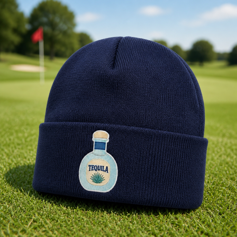 Tequila Blanco Embroidered Beanie