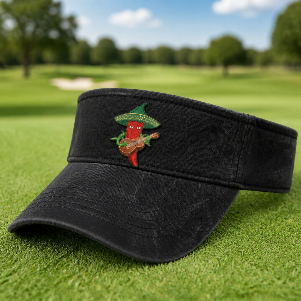 Hot Shot Embroidered Visor - Lifestyle, Black