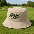 Bogey Golfer Embroidered Bucket Hat - Lifestyle, Khaki
