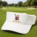 The 19th Hole Embroidered Visor - Lifestyle, White