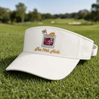 The 19th Hole Embroidered Visor - Lifestyle, White