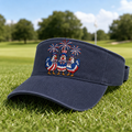 Red, White & Cluck Embroidered Visor - Lifestyle, Khaki