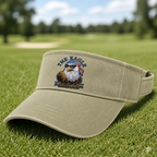 Freedom Has Landed Embroidered Visor - Lifestyle, Khaki